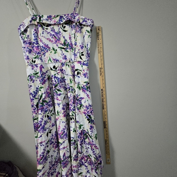 Maggy London Julia Berolzheimer Floral Print Women's Dress With Pockets No Tag - Picture 2 of 13
